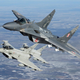 Illustration for article titled These Shots Of Fulcrums and Eurofighters Over Lithuania Are Amazing